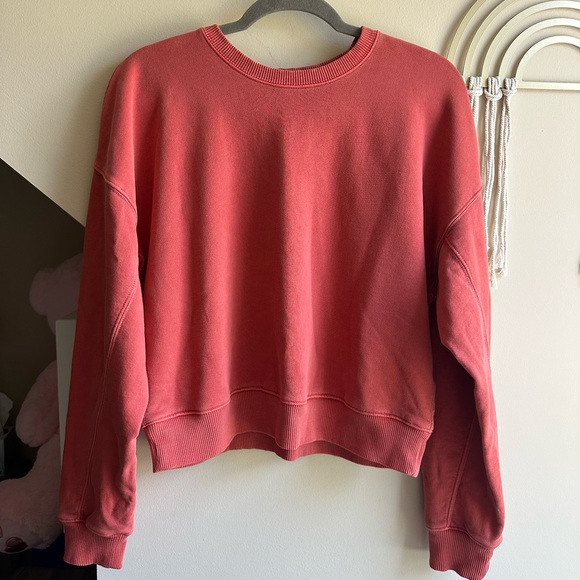 Madewell Sweaters - Madewell Women's coral Crew Neck Sweatshirt